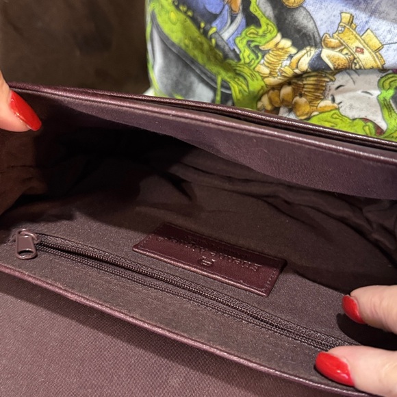 Etienne Aigner Dark Brown Leather Shoulder Bag - Picture 9 of 16